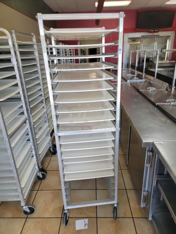 WIN-HOLT AL1820BKD/HD/PO Mobile Pan Rack! Tired of juggling pans and struggling with limited storage space in your commercial kitchen? The Win-Holt Mobile Pan Rack is your ultimate solution for efficient pan management and seamless workflow! *BUYER MUST REMOVE - NO SHIPPING OR HANDLING AVAILABLE* - Image 1 of 2