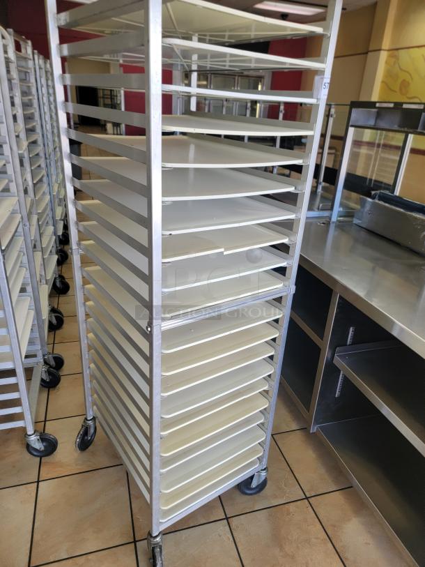 WIN-HOLT AL1820BKD/HD/PO Mobile Pan Rack! Tired of juggling pans and struggling with limited storage space in your commercial kitchen? The Win-Holt Mobile Pan Rack is your ultimate solution for efficient pan management and seamless workflow! *BUYER MUST REMOVE - NO SHIPPING OR HANDLING AVAILABLE* - Image 2 of 2