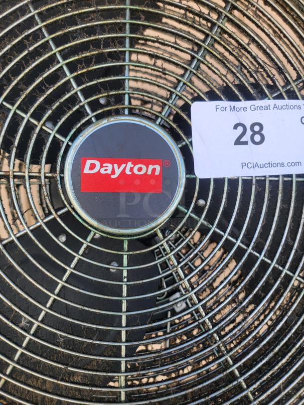 Heavy-Duty Dayton Industrial Pedestal Fan - Powerful Airflow! Beat the heat and improve air circulation in your commercial space, warehouse, garage, or workshop with this robust Dayton Industrial Pedestal Fan! Known for their durability and powerful performance, Dayton fans are built to move serious air. - Image 3 of 3