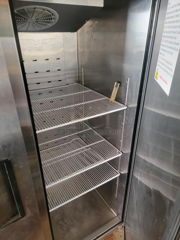 Atosa MBF8002GR 52" Commercial Reach-In Freezer - Excellent Performance, Minor Cosmetic Blemishes! Looking for a high-capacity, reliable freezer for your commercial kitchen at a great value? This Atosa MBF8002GR 52-inch two-door reach-in freezer offers exceptional freezing performance and ample storage, perfect for restaurants, hotels, bakeries, and more. - Image 4 of 6