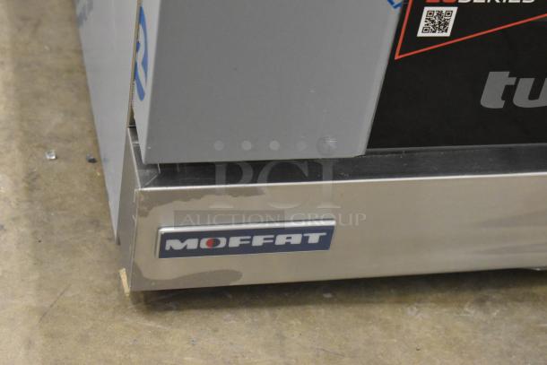 Brand new Moffat E22M3 Turbofan convection oven, scratch and dent, porcelain chamber, 120V, 1 phase.