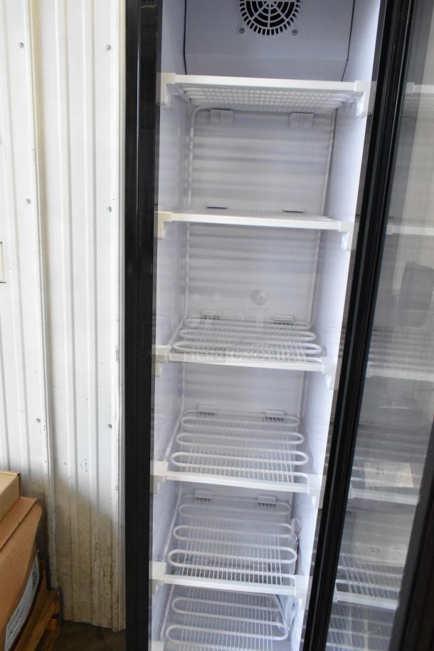 KoolMore KM-MDF-17S commercial freezer, 6.5 cu. ft., manual defrost, shelf interior, brand new scratch and dent condition.