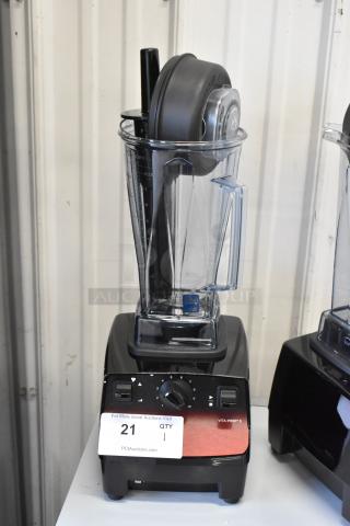 Brand new 2025 Vita-Mix VM0101D countertop blender with pitcher, 120V, 1 Phase. Includes tags and markings. Scratch and dent condition.