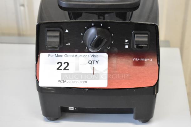 Brand new Vita-Mix VM0101D countertop blender with pitcher, 120 volts, 1 phase, minor cosmetic imperfections.