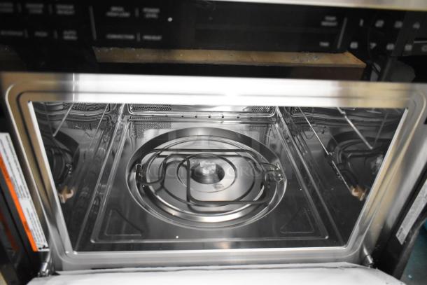 Brand new 2024 KoolMore KM-CWO30-SS convection oven with microwave, minor glass damage, 120V, 1-phase.