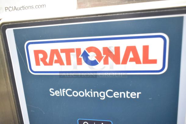 2019 Rational SCCWE62 SelfCookingCenter convection oven on stand with casters. Electric, 480 Volts, 3 Phase.