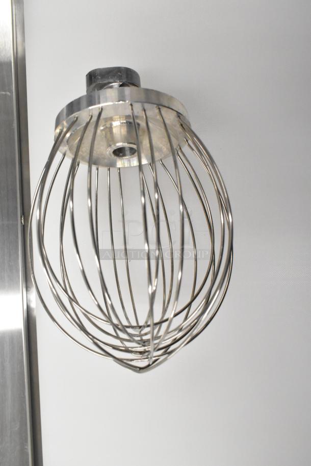 Whisk attachment for Avantco 177MIX8GY 8 Quart Planetary Dough Mixer, stainless steel construction, brand new condition.