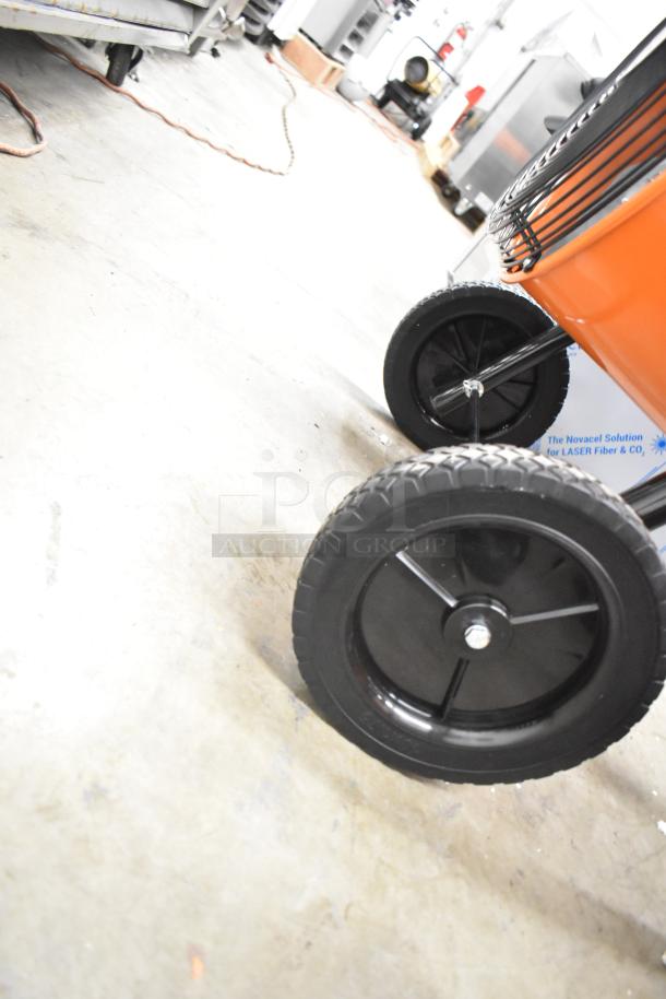 Boltic SHAG-K07F Salamander Heater, brand new with minor cosmetic imperfections. Features sturdy wheels for portability.