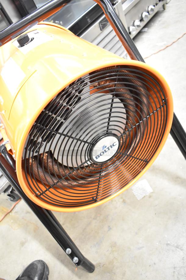 BRAND NEW Boltic SHAG-K07F electric salamander heater, 208V, 3 phase, with minor scratches.