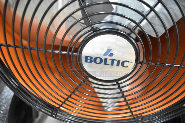 Brand new Boltic SHAG-K07F Electric Salamander Heater, 208V, 3-phase, scratch and dent. Features front fan grille and Boltic logo.