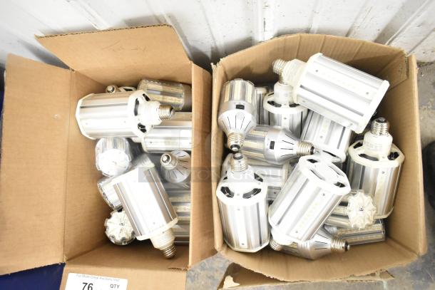 43 Keystone KT-LED27PSHID-E26-8CSB-D HID Replacement LED bulbs by Boltic model SHAG-K07F in boxes, new condition.