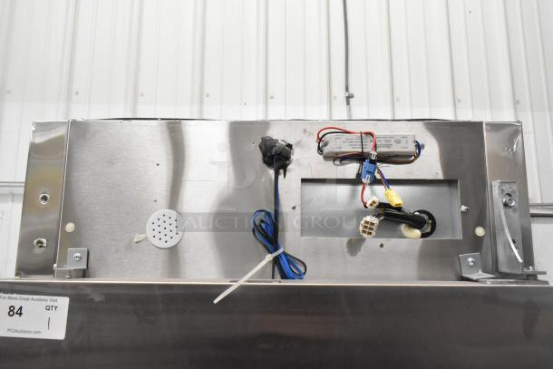 Brand new Avantco 178A19FHC single door freezer, 2024 model. Scratch and dent. 115 Volts, 1 Phase. Auction label visible.