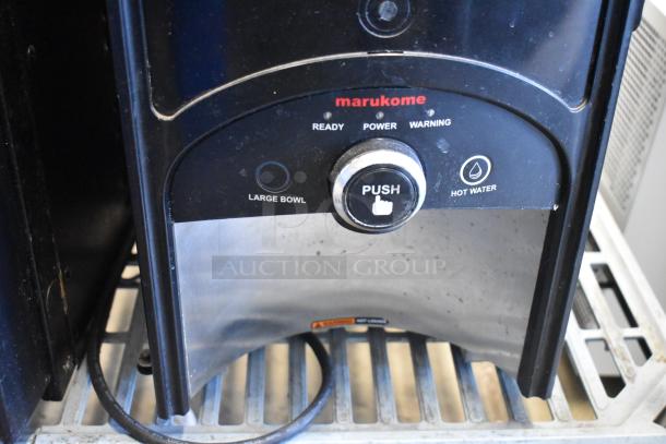 2017 Bunn LCA-1 Commercial Liquid Coffee Dispenser, 120V, 1 Phase; robust black and stainless steel design, control buttons.