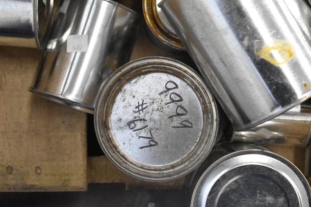 150 Pro Guard Chemical cans including ProFlex 1501 Part A & B epoxy. Some cans marked with numbers; suitable for bulk sale.