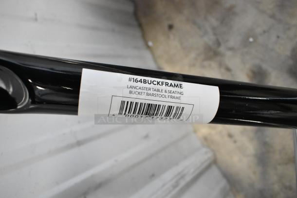 BRAND NEW SCRATCH AND DENT! Lancaster Table & Seating Bucket Barstool Frame, model #164BUCKFRAME, with label and barcode.