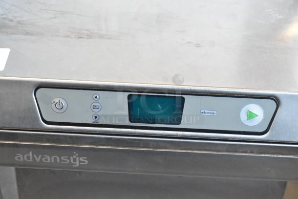 2020 Hobart LXER commercial undercounter dishwasher, digital display, Advansys logo, 120/208-240V, 1 phase, good condition.