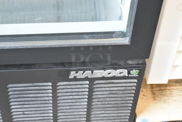 2019 Habco SE18HC cooler with poly coated racks, single door, 115 volts. Features "NATURAL" marking for eco-friendliness.