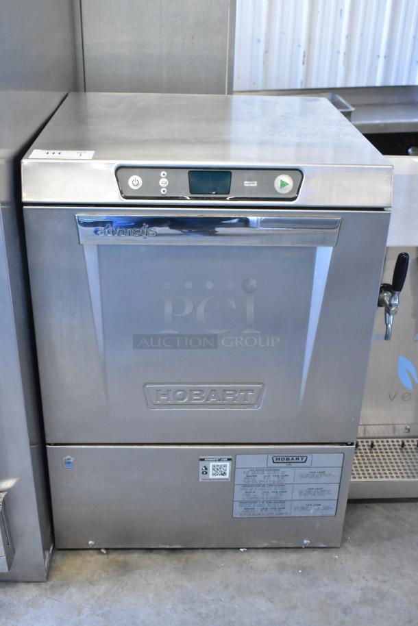 2018 Hobart LXER stainless steel undercounter dishwasher, commercial model, 120/208-240V, 1 phase, excellent condition.