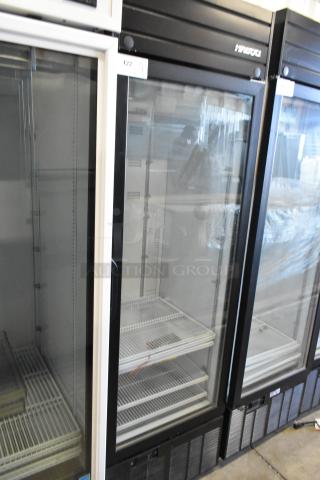 2019 Habco SE18 commercial single door cooler, poly coated racks, 115 volts, 1 phase, excellent condition.