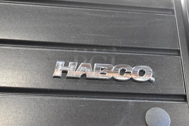 2019 Habco SE18 commercial single door cooler, featuring poly coated racks and energy-efficient 115V, 1 phase operation.