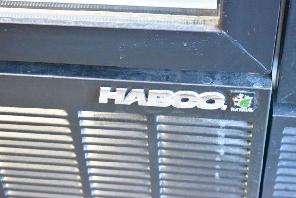 Habco SE12HC commercial reach-in cooler, black exterior, "HABCO" logo, poly-coated racks, 115V, 1 phase, natural refrigerant.