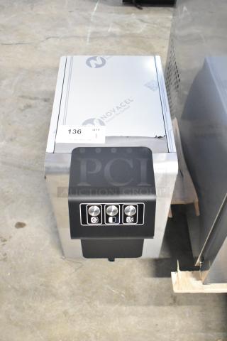 Brand new 2024 Narvon 23BCWD8 countertop water dispenser with chilled, ambient, sparkling options; slight exterior scratches.