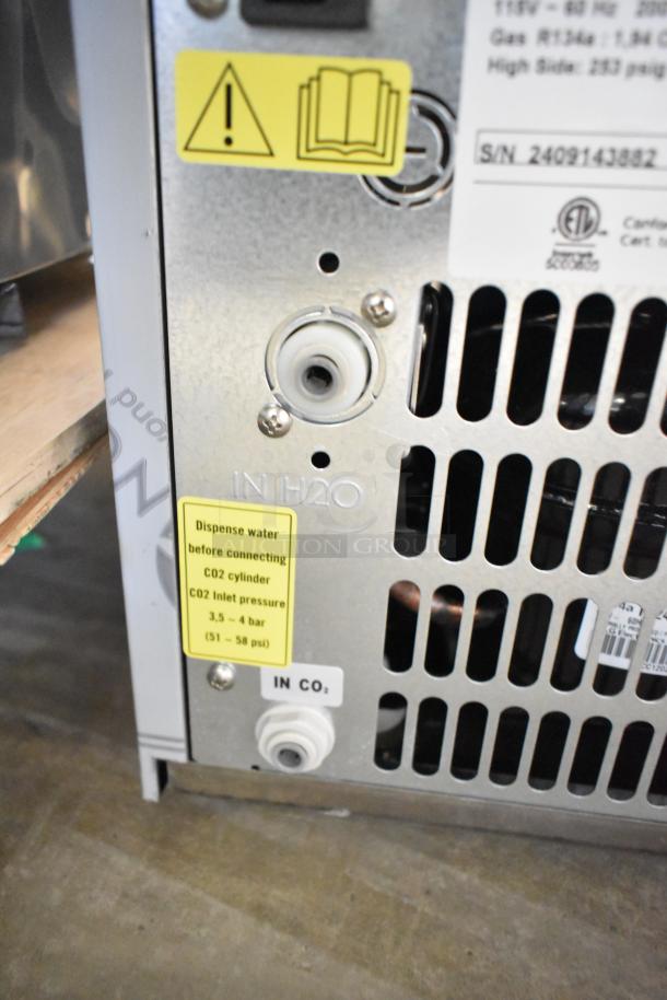 2024 Narvon 23BCWD8 water dispenser, 8 GPH, offering chilled, ambient, sparkling water options. Scratch and dent condition, 115V.