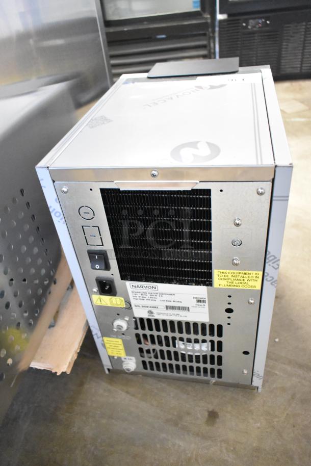 Brand new Narvon 23BCWD8 countertop water dispenser, offering chilled, ambient, and sparkling water. Scratch and dent condition. 115V.