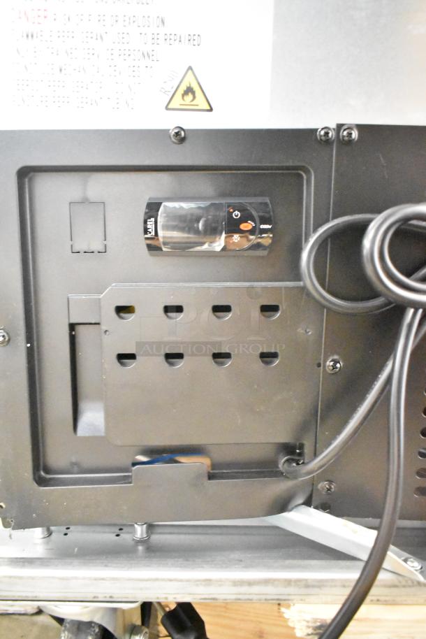 Avantco 178SSWT60RHC commercial worktop refrigerator control panel, scratch and dent condition, model details visible.