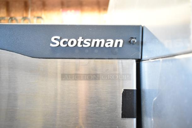 Scotsman C0322SA-1B Commercial Ice Machine Head, stainless steel, logo visible. 115 volts, 1 phase.