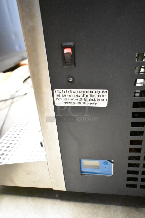 Vero Commercial Countertop Water Dispenser with control panel and instruction label. Black casing, good condition.