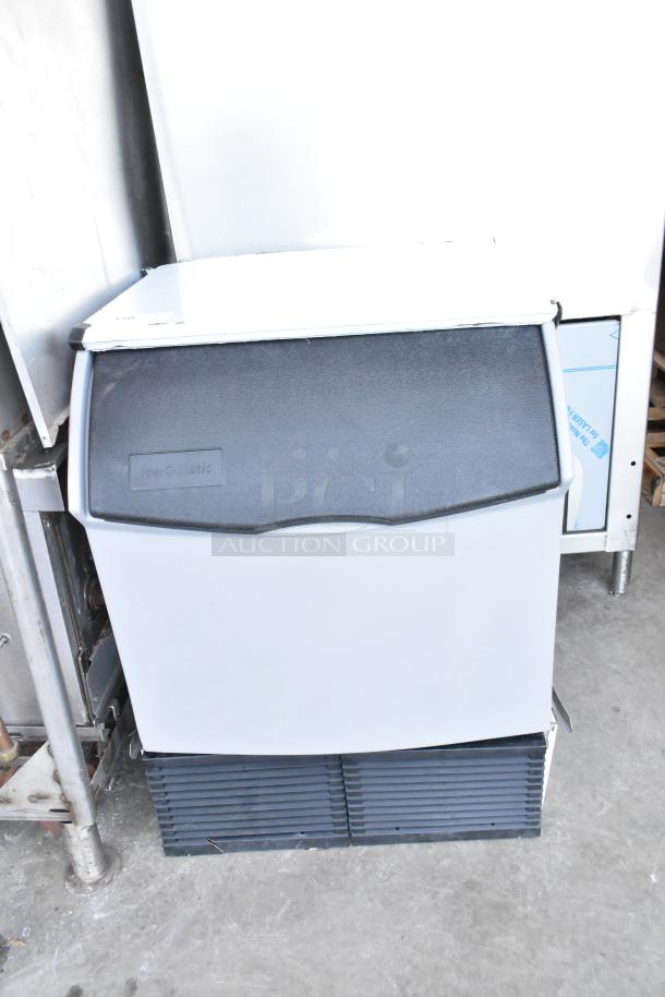Brand new Ice-O-Matic ICEU220FA5 undercounter ice machine, 238 lb. capacity, 70 lb. bin, 115V, 1 Phase, full dice cubes.