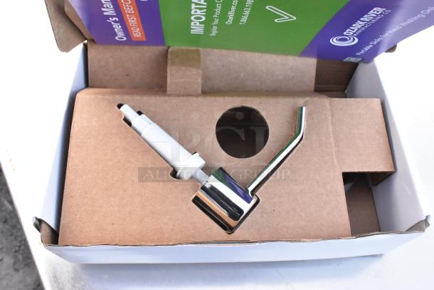Brand new Ozark River portable hand sink faucet in box; includes owner's manual.