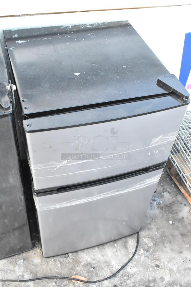 5 mini coolers including Haier, Black & Decker, Galanz, Mainstays. Each 120V, 1 Phase. Visible wear and scratches.