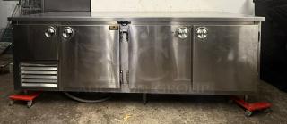 WOW AMAZING !! UNIVERSAL COOLERS WORKTOP REFRIGERATOR ONE SIDE FREEZER OTHER SIDE
