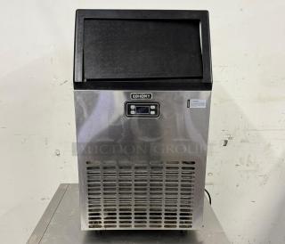 EUHOMY Commercial Ice Maker  Stainless Steel Under Counter  Freestanding Ice Maker. - Item #1191736