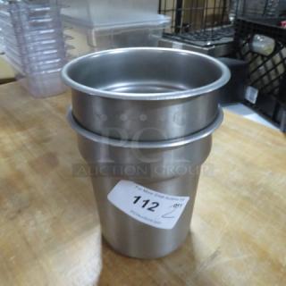 Vollrath Stainless Steel Inset. #78164. 2XBID - Item #1194782