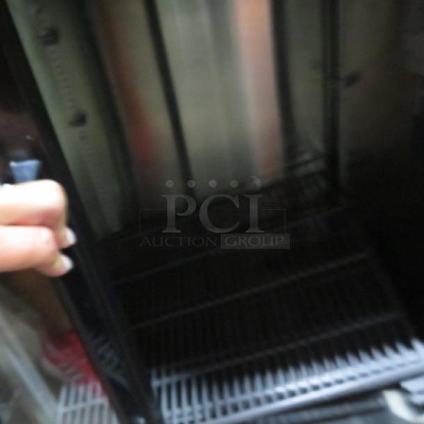 True TBR48 2-door back bar cooler with 4 racks. 48x25x37 inches. Model TBR48-RRISZ1-L-S-11-1, 115V. Price: $5600.25.