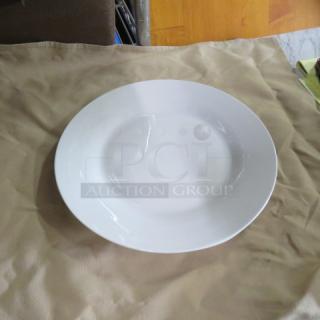 10.5 Inch Royal Norfolk Plate by Royal Handon, white, in excellent condition, plain design, ideal for collectors.