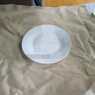 7.5-inch Royal Norfolk Plate by Royal Handon. Plain white, ceramic, excellent condition, model 12XBID.