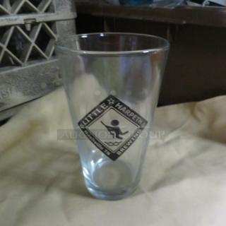 Clear 20oz Little Harpeth Brewing Co. beer glass with logo; new condition.
