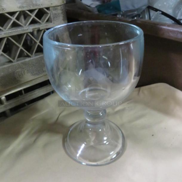Jumbo Margarita Glass, model 9XBID, clear glass, excellent condition, wide bowl, sturdy stem, ideal for large servings.