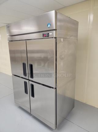 Elevate Your Kitchen's Efficiency with the Hoshizaki FH2-SS8-HD! Experience unparalleled performance and reliability with the Hoshizaki FH2-SS8-HD 4-Door Reach-In Freezer. Crafted from durable stainless steel, this self-contained unit is designed to meet the rigorous demands of any commercial kitchen, ensuring your ingredients stay perfectly preserved and easily accessible. See video in description below 👇 - Item #1192484