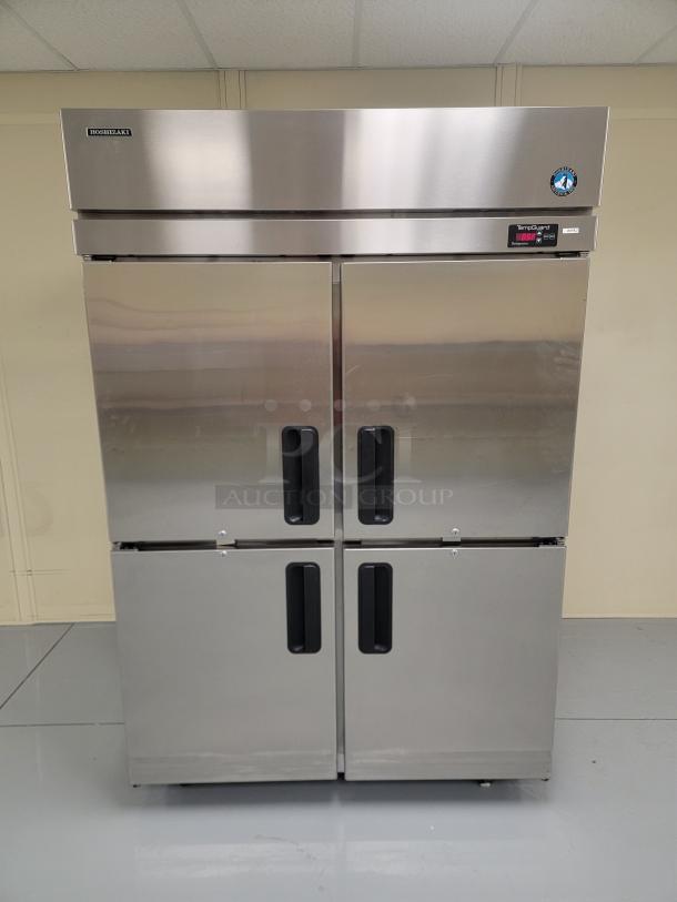 Elevate Your Kitchen's Efficiency with the Hoshizaki FH2-SS8-HD! Experience unparalleled performance and reliability with the Hoshizaki FH2-SS8-HD 4-Door Reach-In Freezer. Crafted from durable stainless steel, this self-contained unit is designed to meet the rigorous demands of any commercial kitchen, ensuring your ingredients stay perfectly preserved and easily accessible. See video in description below 👇 - Image 2 of 7