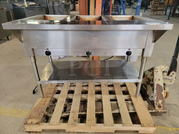 🔥 Keep Your Culinary Creations Perfectly Warm! 🔥
Introducing the Advance Tabco 3-Well Electric Hot Food Table (47")
Are you looking for a reliable and efficient way to keep your delicious food at optimal serving temperatures? Whether you run a bustling restaurant, a busy catering service, or a thriving buffet, the Advance Tabco 3-Well Electric Hot Food Table is your ultimate solution! - Image 1 of 4