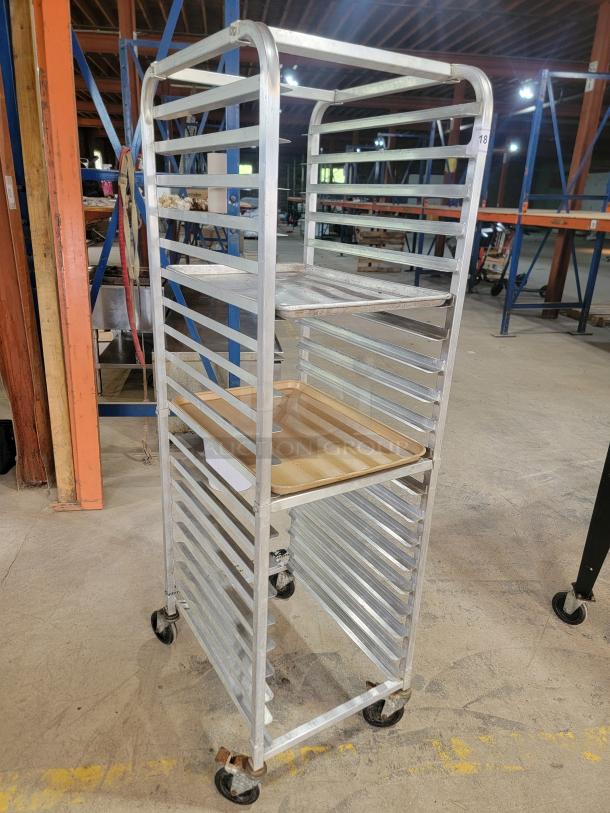 WINCO Mobile Pan Rack!
Tired of juggling pans and struggling with limited storage space in your commercial kitchen? This Mobile Pan Rack is your ultimate solution for efficient pan management and seamless workflow! - Image 2 of 2