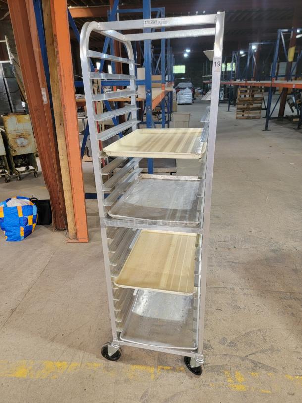 CHANNEL Mobile Pan Rack!
Tired of juggling pans and struggling with limited storage space in your commercial kitchen? This Mobile Pan Rack is your ultimate solution for efficient pan management and seamless workflow! - Image 1 of 2