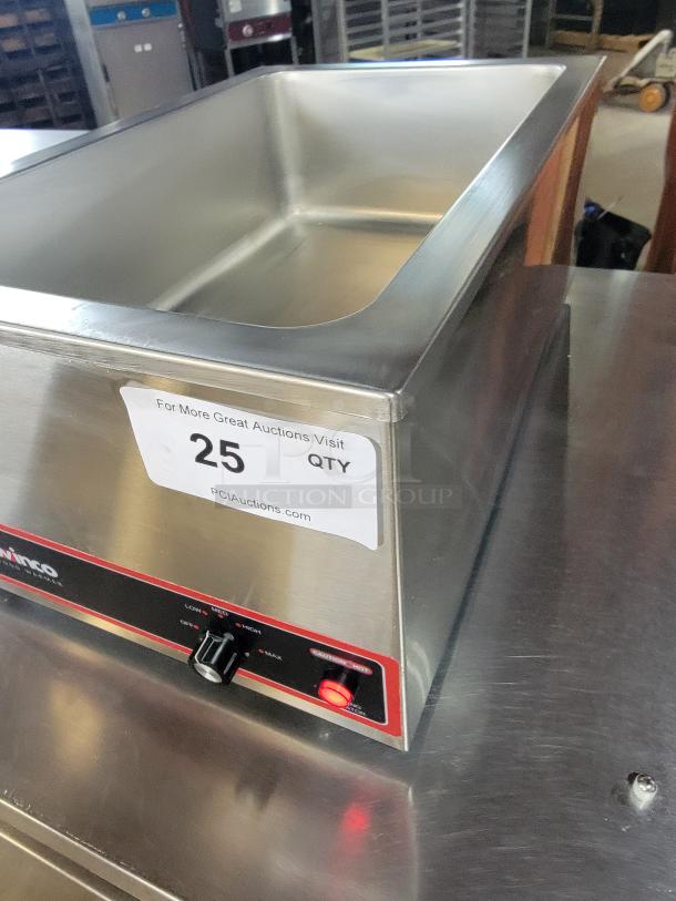 Keep Your Culinary Creations Perfectly Warm with the WINCO FW-S500 Electric Food Warmer!
Are you a caterer, restaurant owner, or just love hosting large gatherings? Don't let your delicious dishes get cold! Tested and working! - Image 2 of 3
