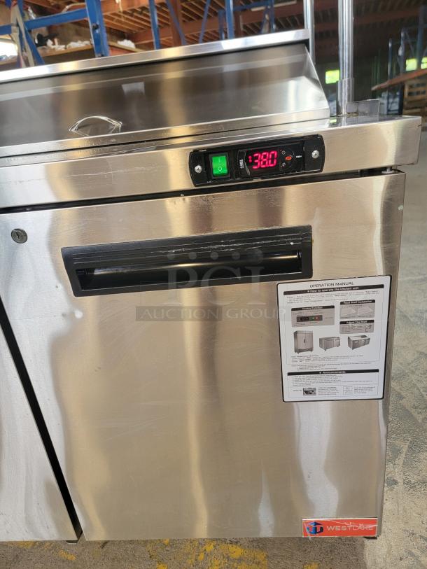 ❄️Boost Your Kitchen Efficiency!❄️ Westlake Massive 72" Prep Table & 3-Door Cooler - Ready to Go! Looking to streamline your food prep and keep ingredients perfectly chilled? This Refrigerated Food Prep Table is exactly what you need! We've fully tested it, and it's running flawlessly, ready to integrate into your busy kitchen! - Image 2 of 6