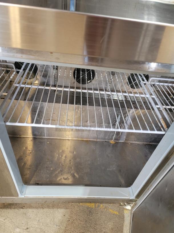 ❄️Boost Your Kitchen Efficiency!❄️ Westlake Massive 72" Prep Table & 3-Door Cooler - Ready to Go! Looking to streamline your food prep and keep ingredients perfectly chilled? This Refrigerated Food Prep Table is exactly what you need! We've fully tested it, and it's running flawlessly, ready to integrate into your busy kitchen! - Image 6 of 6